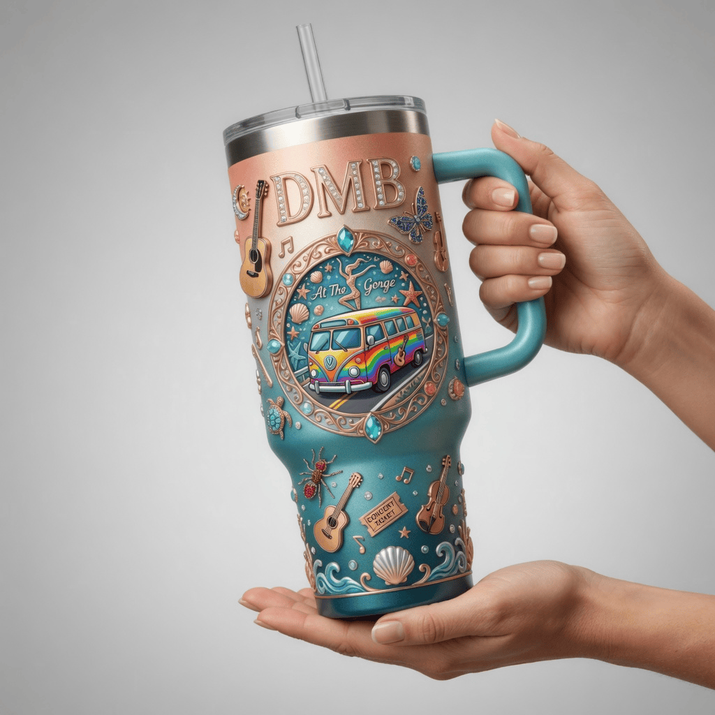 Premium DMB 40oz Tumbler With Handle TNSM