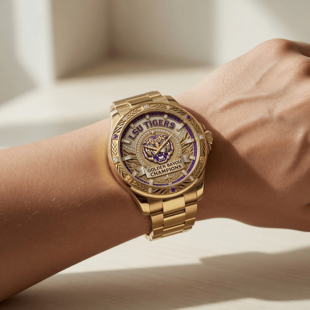 LSU Stainless Steel Watch PDL