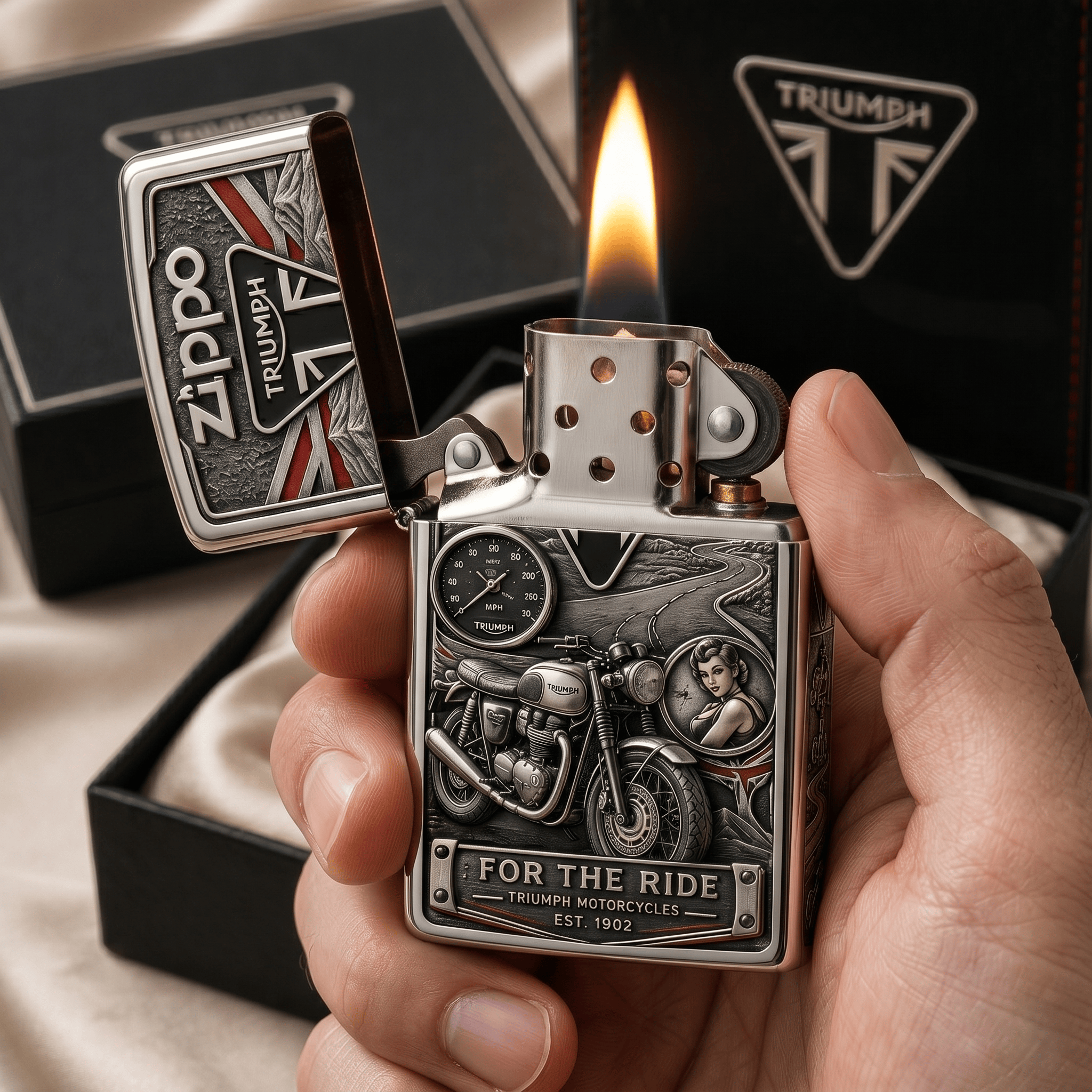 Premium TRI Zippo Lighter TNSM