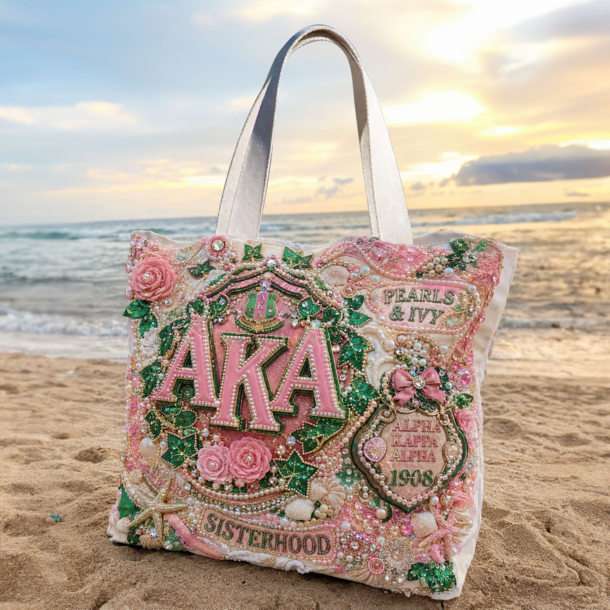 AKA Summer Vibes Tote Bag HTTT