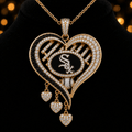 CWS Solid Gold Chain with Diamond Pendant BMD