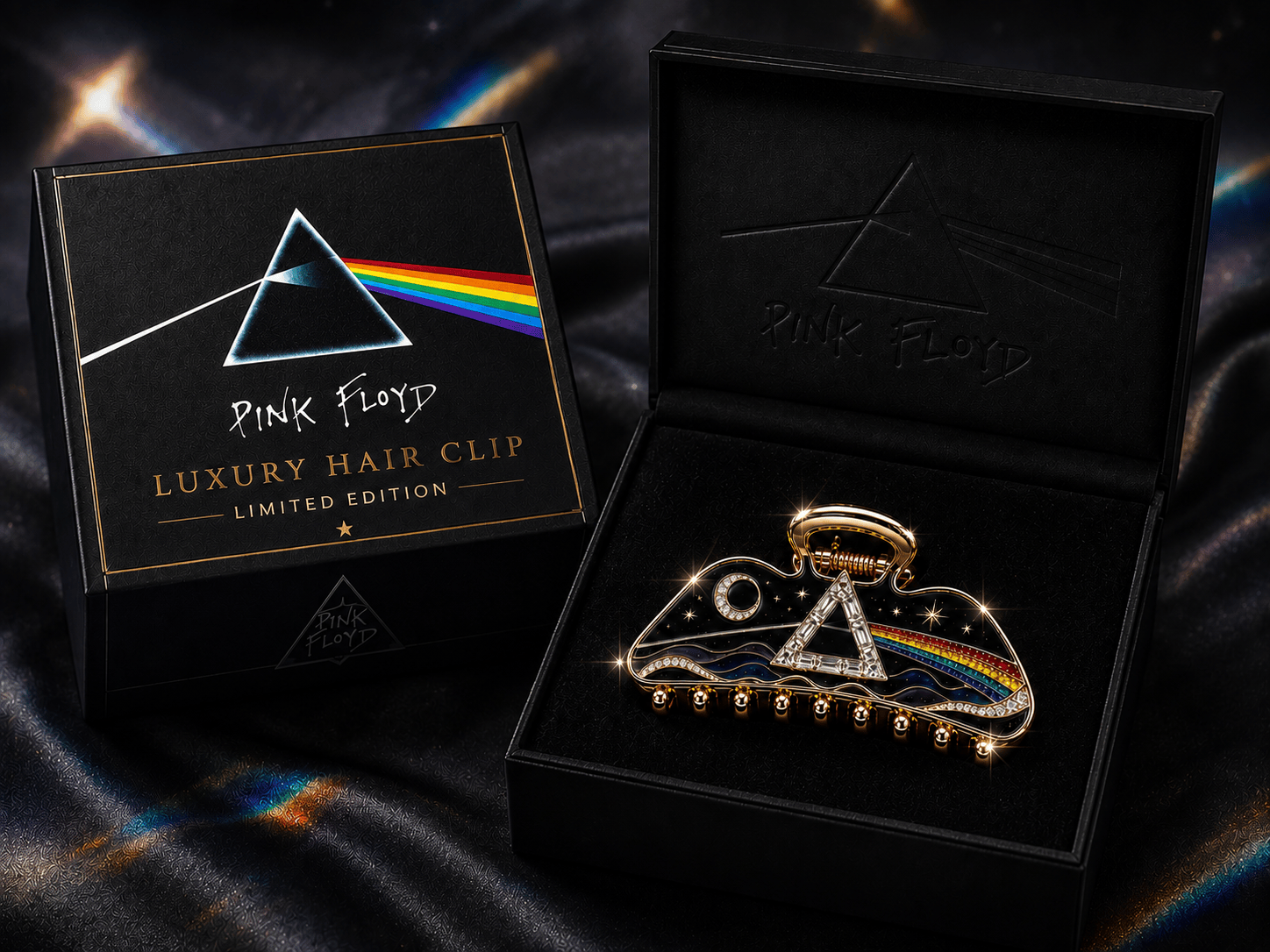 PKFL Elegant Gold Hair Clip For Women TMH